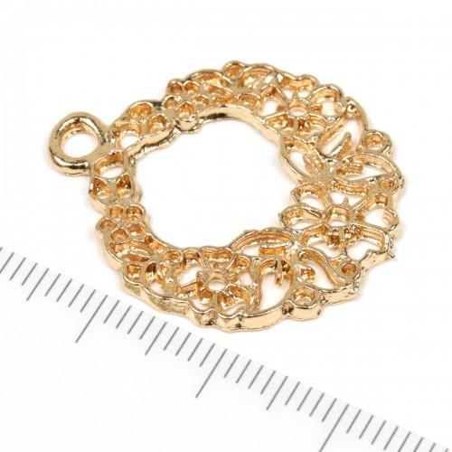 空枠 ローズリース きれいめゴールド バラ 薔薇 クリスマス 植物 ガーデン フレーム レジン枠 花 フラワー 2343 B 隠れ工房 Greenocean 通販 Yahoo ショッピング