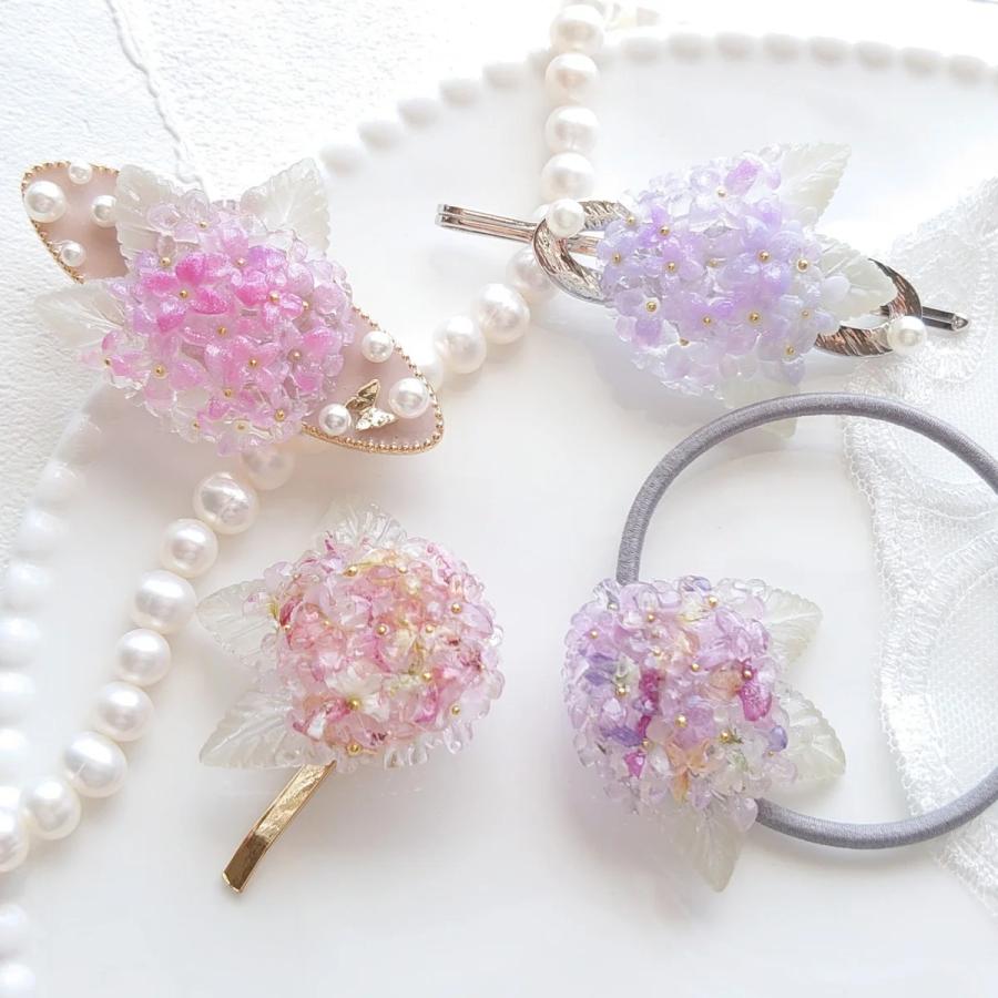 シリコン型・モールド 紫陽花 立体 シリコンモールド レジン型