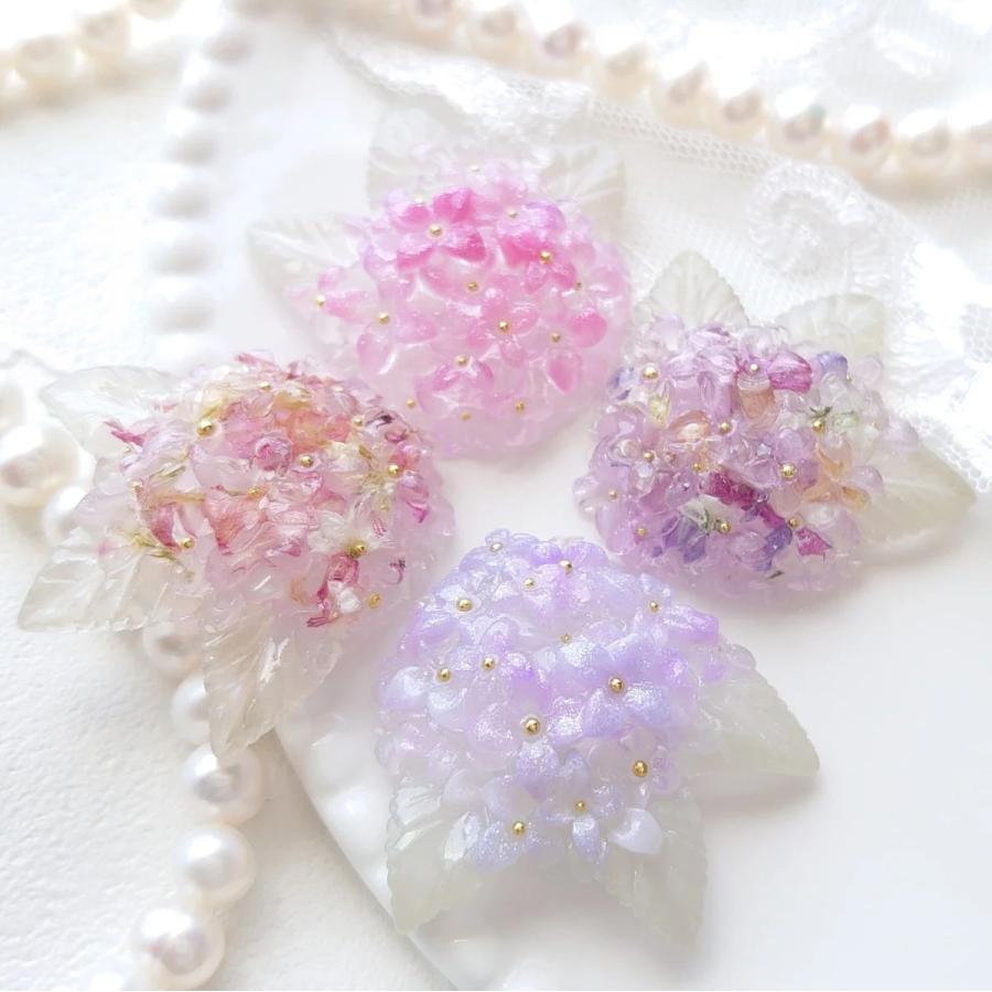 シリコン型・モールド 紫陽花 立体 シリコンモールド レジン型