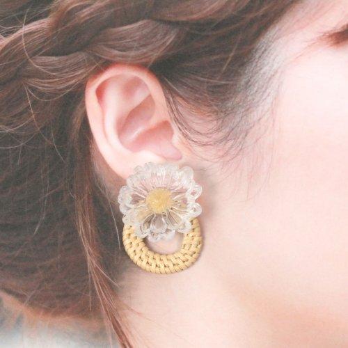 シリコン型・モールド ちょっと大きめフラワーカボション 花