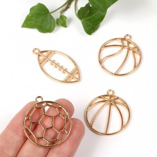 空枠 球技ボール 選べる4種 サッカーボール ラグビーボール アメフト ビーチボール バスケットボール スポーツ 部活 応援 丸 手芸 球技 レジン枠 G 隠れ工房 Greenocean 通販 Yahoo ショッピング