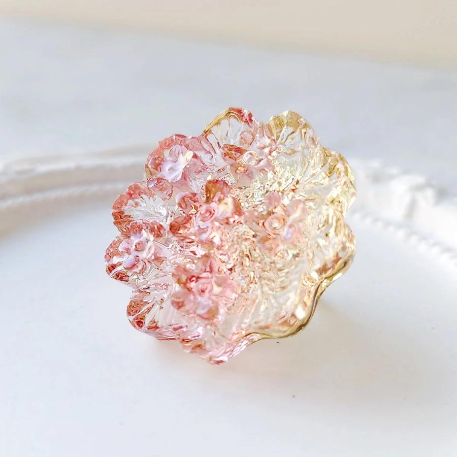 シリコン型・モールド 4つの紫陽花 シリコンモールド レジン型 セット