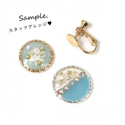 基本金具 20mm デザイン丸カン デザインリング 輪 フープ マルカン