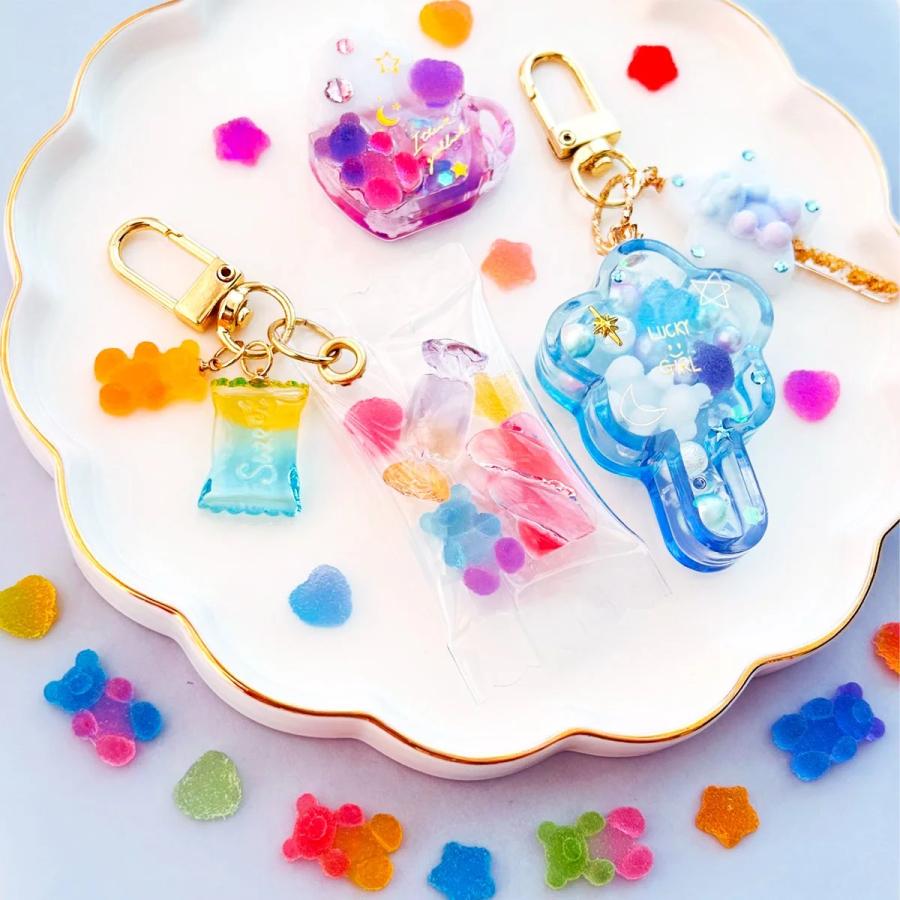 シリコン型・モールド ざらざら小さめグミ シリコンモールド レジン型