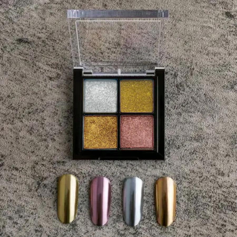 コーティングパウダー ミラーパウダー 4色セット レジン着色剤 着色料