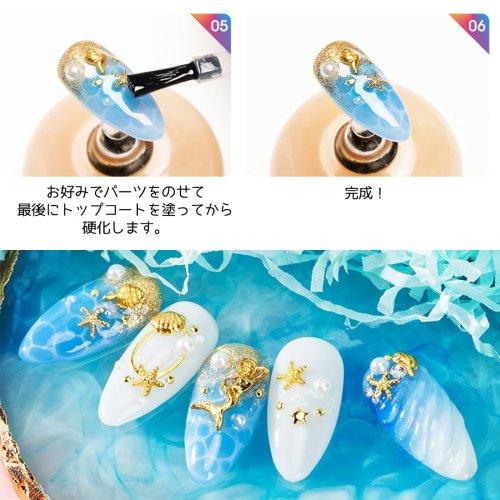 海塗り専用レジン液 水面をつくるバブルジェル 約5ml UV LED 塗る