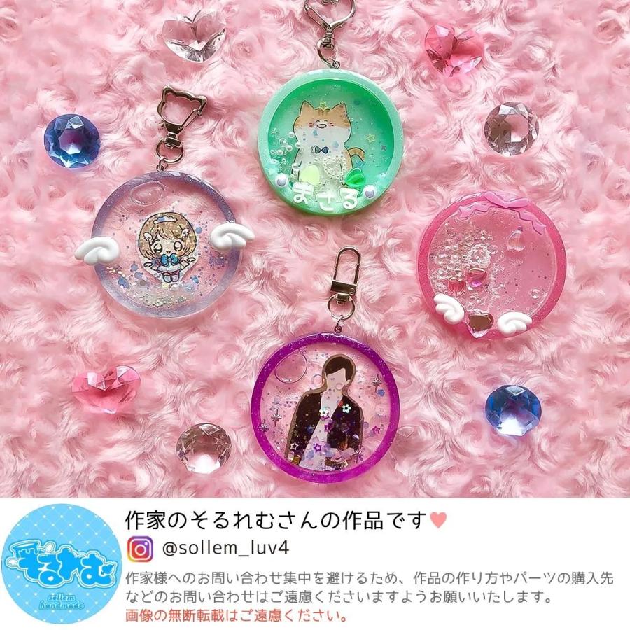シリコン型・モールド 推しを封入できちゃう♪ 大きな丸のカシャカシャ
