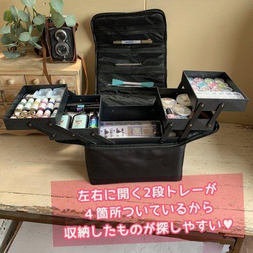 送料無料 収納ボックス 道具入れ メイクボックス 大容量 持ち運び