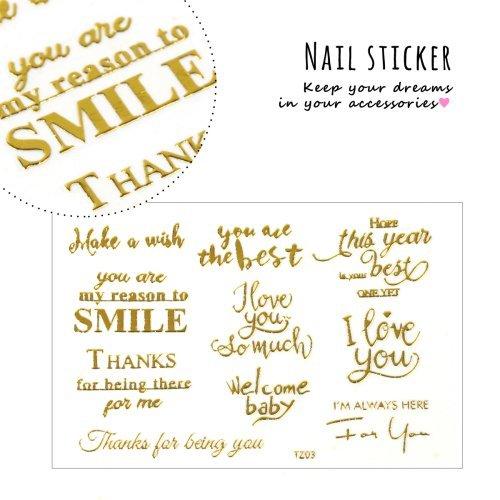 格安saleスタート ネイルシール レジンシール 英字 英語 英文 アルファベット Cタイプ デコ ネイルアート ネイルパーツ ジェルネイル レジン封入 ゴールド Aynaelda Com