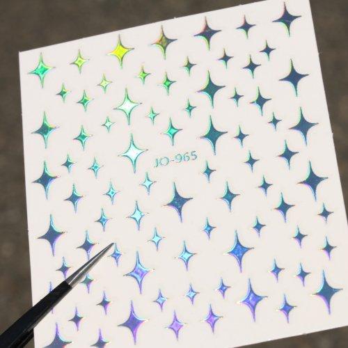 ネイルシール きらめき ネイルパーツ ネイルアート ジェルネイル デコ