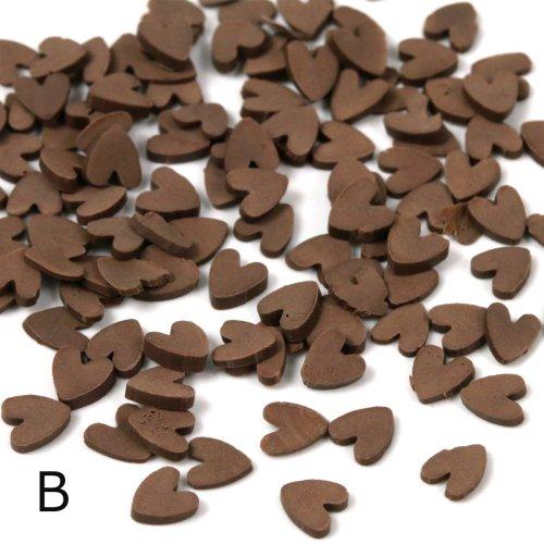封入 チョコレート パーツ レジン封入 バレンタイン ハート ラウンド