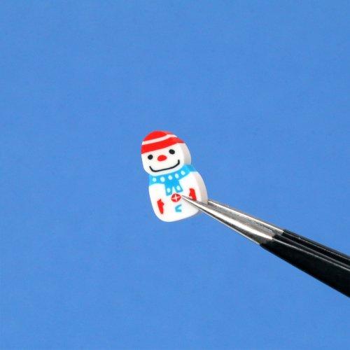 封入 クリスマス封入MIX レジン封入 スライス パーツ 雪だるま