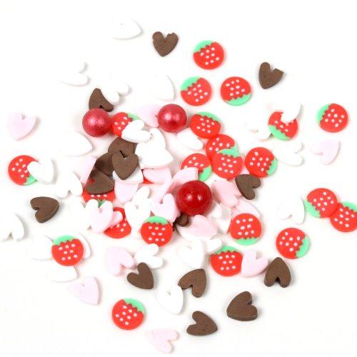 封入 シェイカーの中身 MIX封入 レジン封入 いちご ハート パール