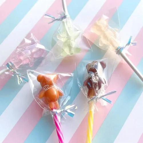 シリコン型・モールド くまのロリポップキャンディ シリコンモールド 