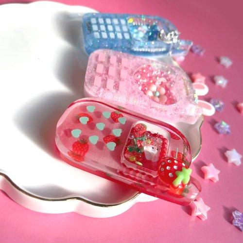 シリコン型・モールド 3種の携帯電話のカシャカシャ シリコンモールド