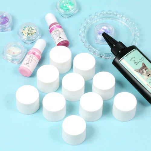レジン用品 レジン液の保存容器 10個セット ジェルネイル液 空容器