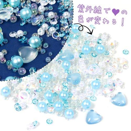 隠れ工房GreenOcean 封入 紫外線でハートの色が変わる!変色 隠れ工房GreenOcean 封入 紫外線でハートの色が変わる!変色