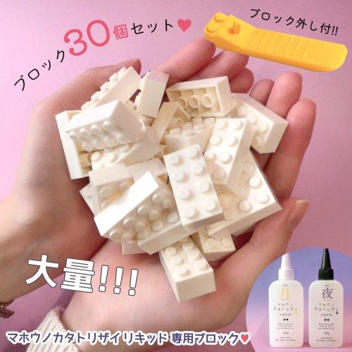 レジン用品 ブロック30個セット ブロック外し付 マホウノカタトリザイ