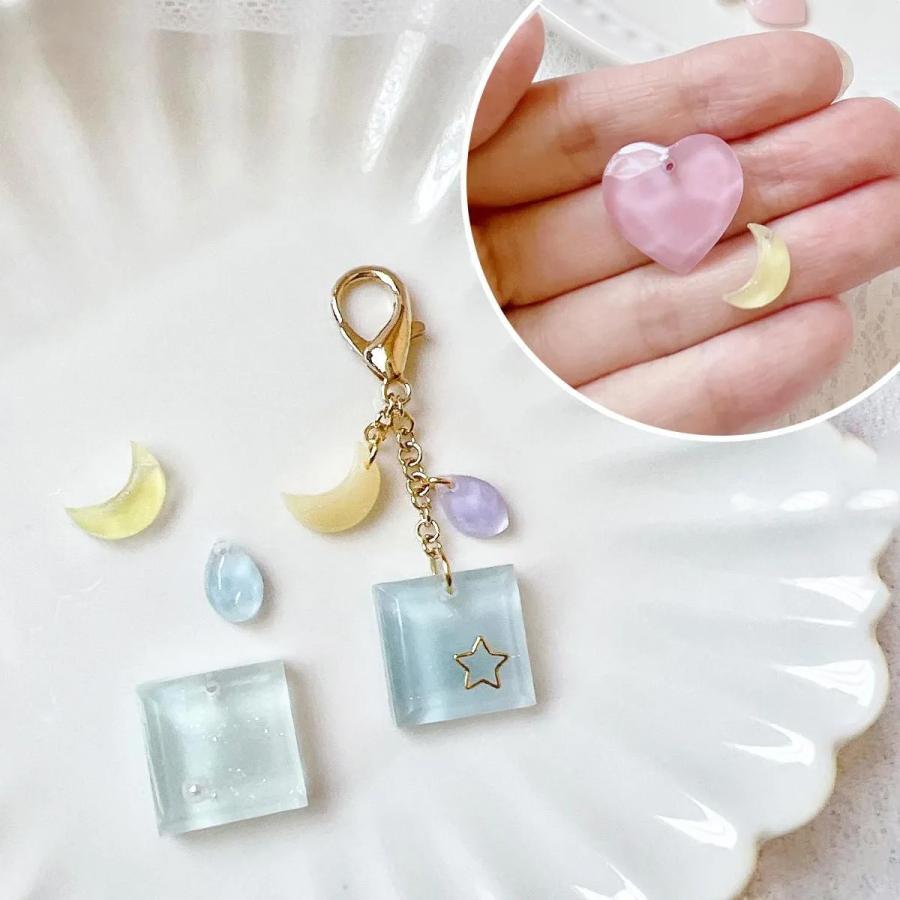 ハンドメイド　パーツ　シリコン　カラーセット　レジン 楽天市場】【シリコン型・モールド】ジュエルカットパーツ 16種