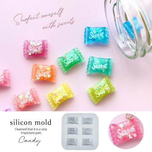 シリコン型・モールド キャンディー シリコンモールド レジン型 粘土型