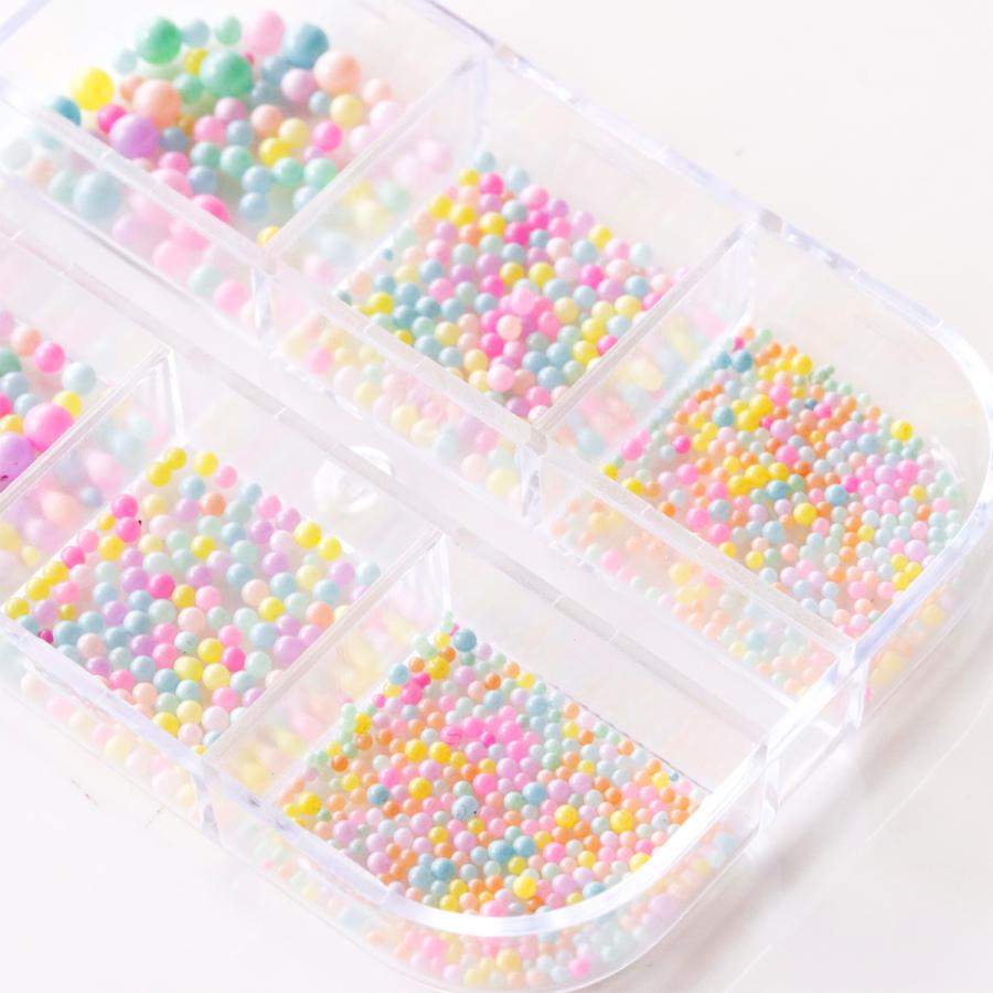 封入 つぶつぶMIX ブリオン パステル サイズMIX カラフル レジン封入