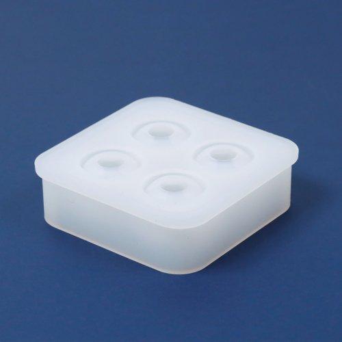 シリコン型・モールド ぼこぼこ球体 艶 マット シリコンモールド