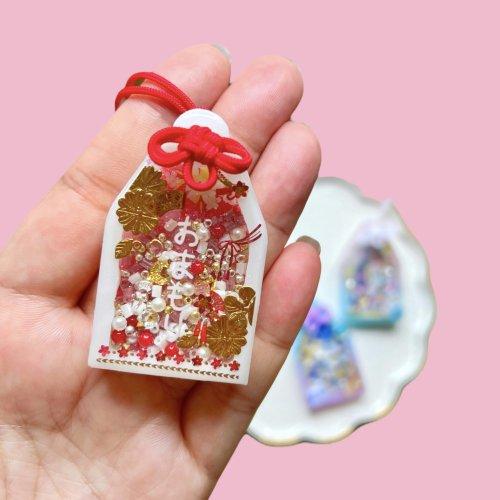 シリコン型・モールド お守りのカシャカシャ シリコンモールド レジン