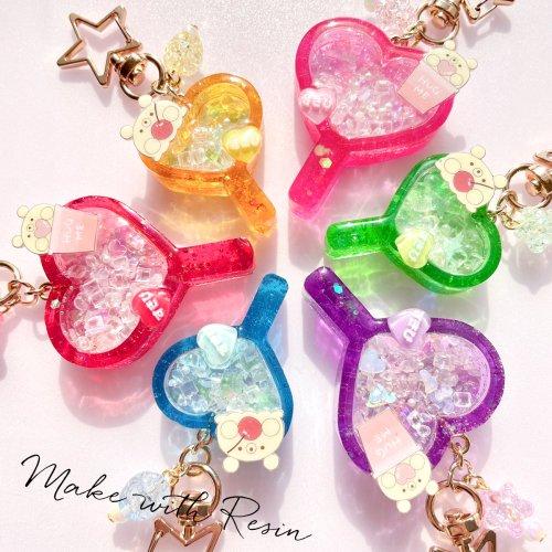 隠れ工房GreenOcean シリコン型・モールド ハートうちわの