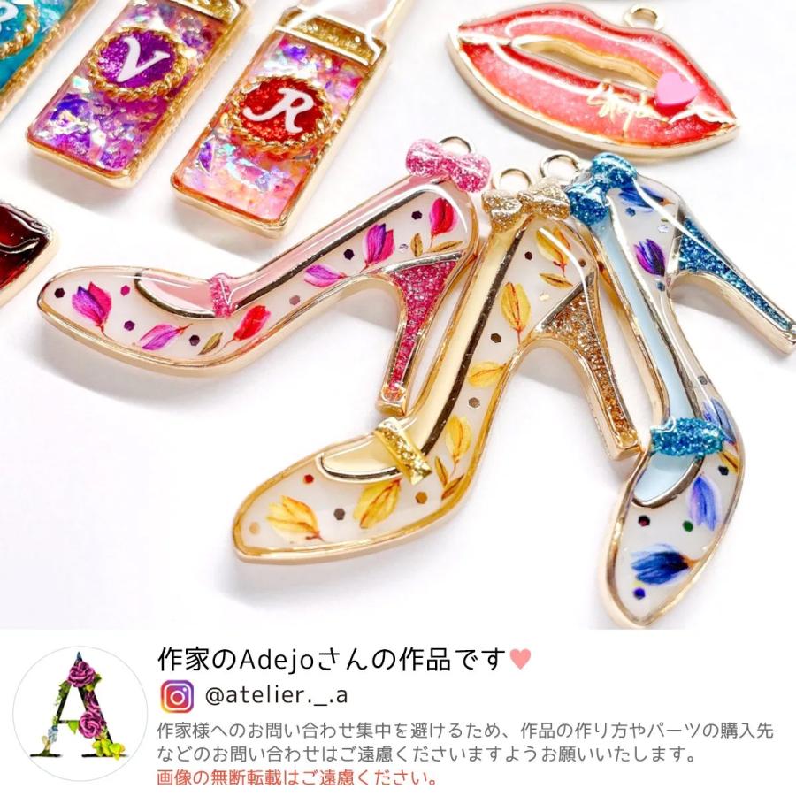 ♡プリンセス♡ハイヒール　マレフィセント&リンゴ　レジンキーホルダーハンドメイド パンプス- 手作り雑貨屋 * 雑貨好きによる雑貨好きのためのお店 * 隠れ