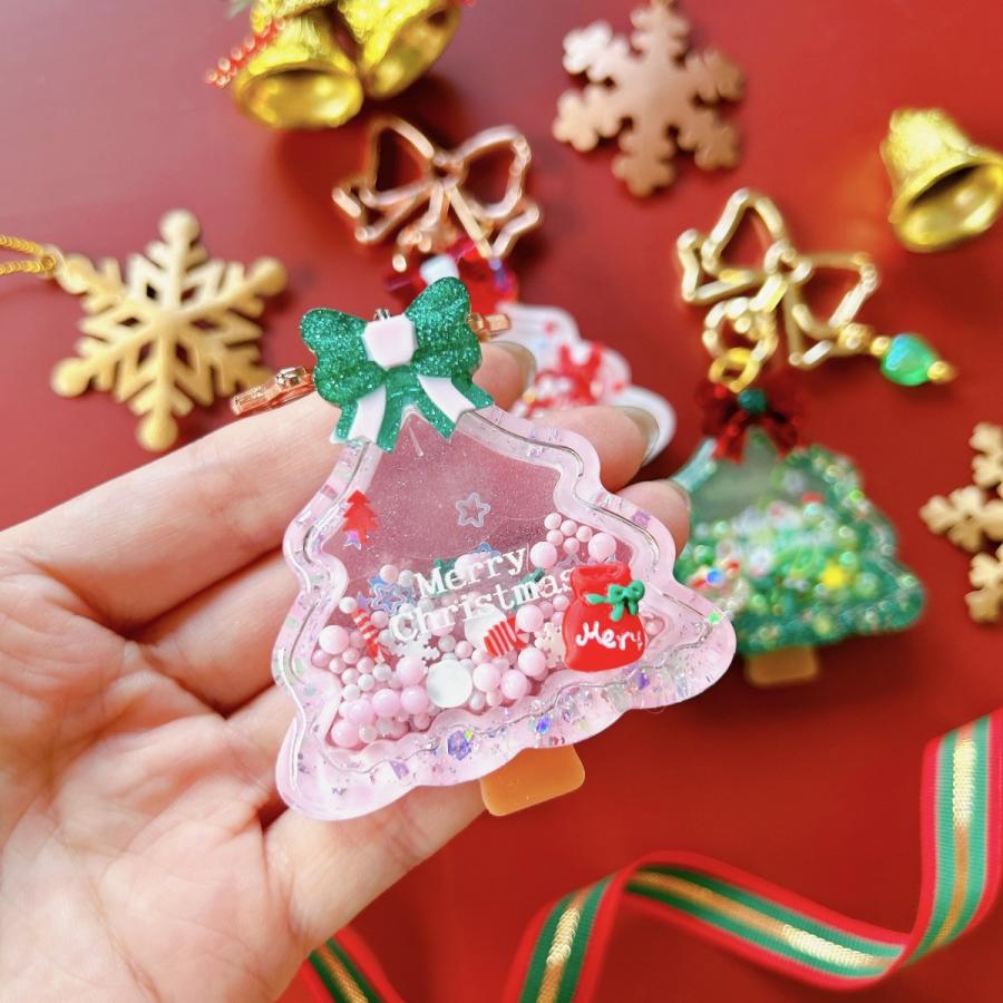 シリコン型・モールド クリスマスツリーのカシャカシャ シリコン