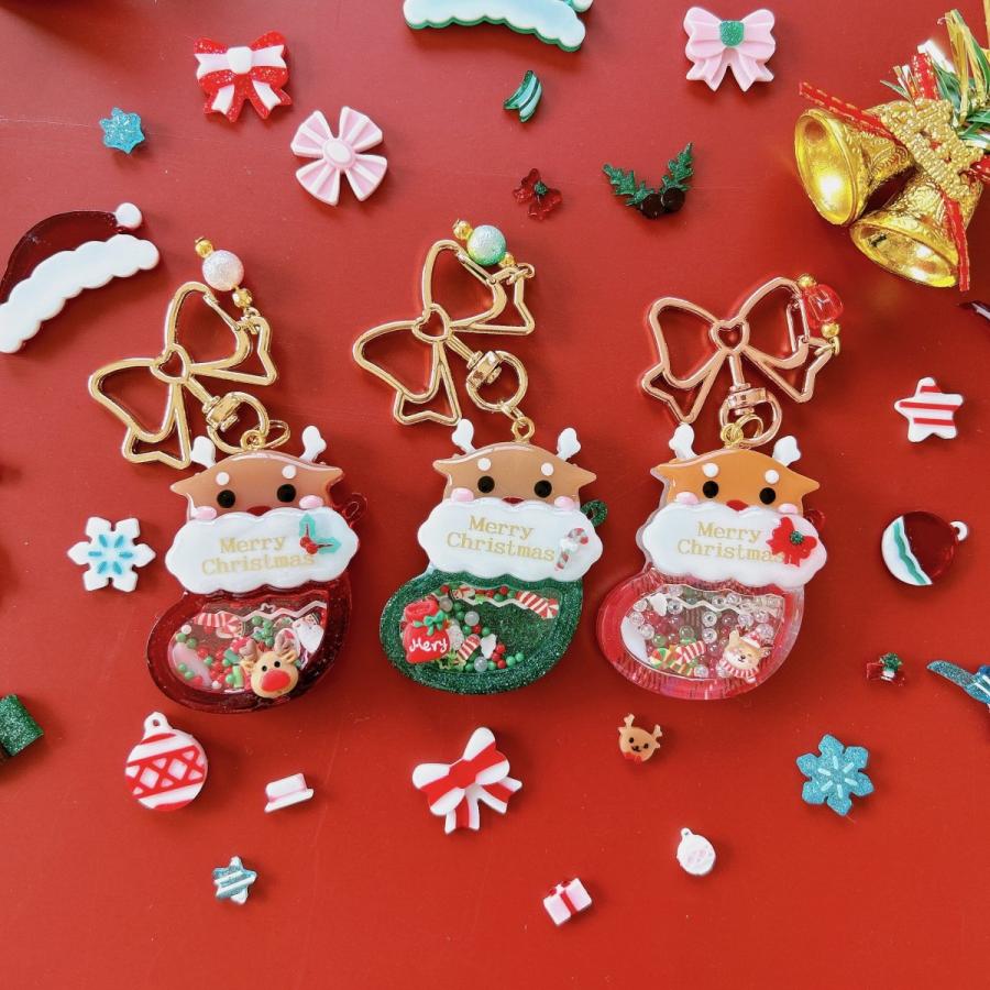 シリコン型・モールド クリスマス トナカイのカシャカシャ シリコン