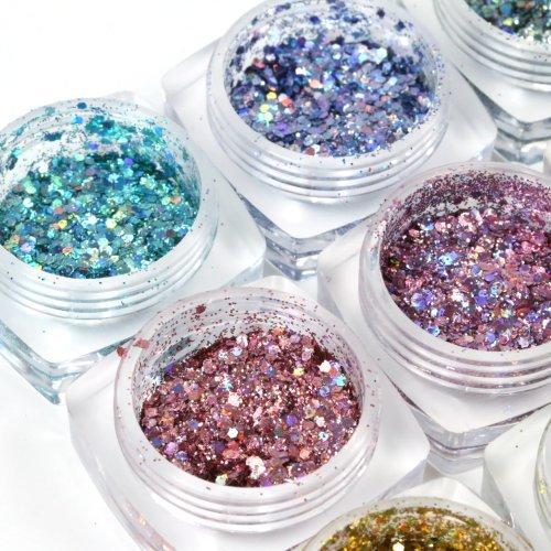 ホロ入りラメリボン ❁388〜393 封入 ギャラクシーホロ RAIJIN 偏光ホログラム ラメ レジン封入