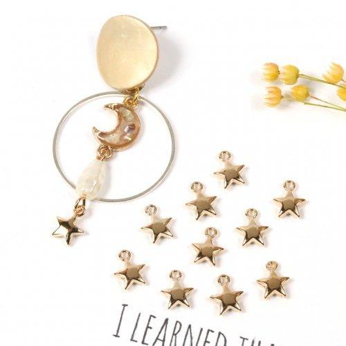 チャーム カン付 お買い得 パーツ スター ほし 宇宙 コスモ 夜空 星座