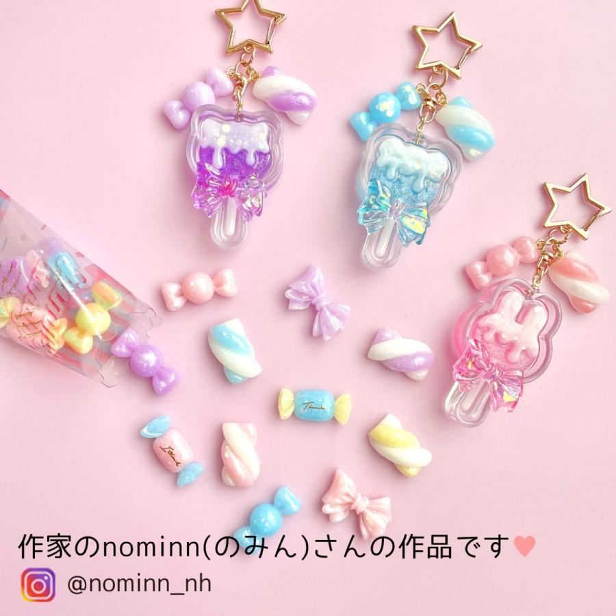 シリコン型・モールド 立体キャンディー リボン マシュマロ シリコン