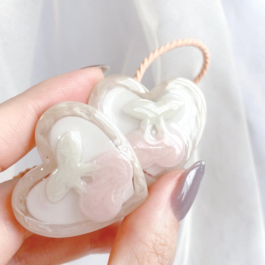 ポップな六角形レジンヘアゴム ポップな六角形レジンヘアゴム