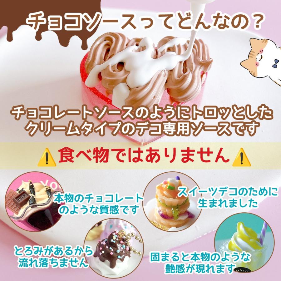 隠れ工房GreenOcean デコ用ソース まさるのチョコデコソース 単品