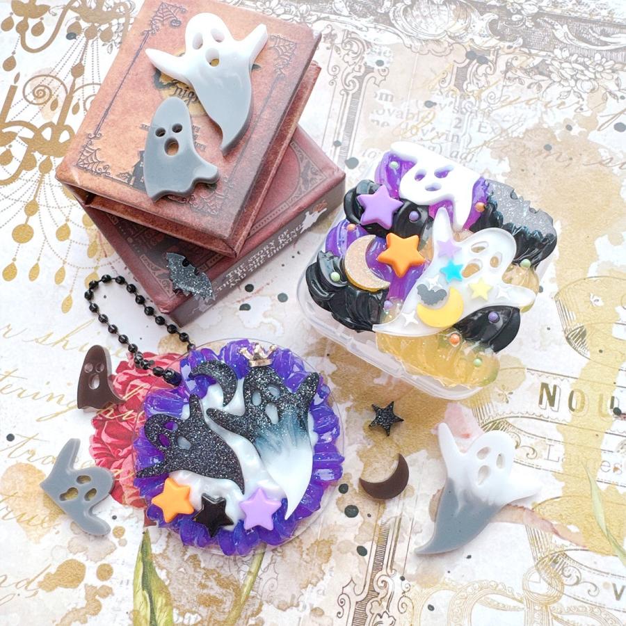 シリコン型・モールド ハロウィンの夜 おばけ シリコンモールド レジン