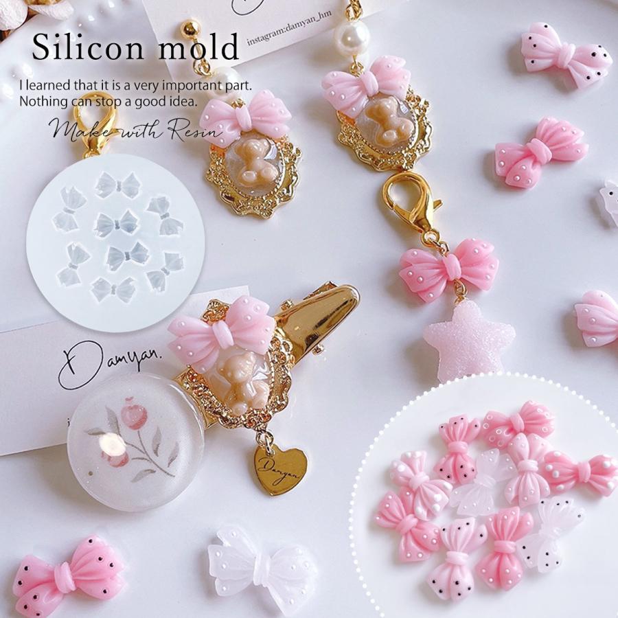 レジン イヤリング クリア リボン レジン イヤリング クリア リボン レジン イヤリング クリア リボン