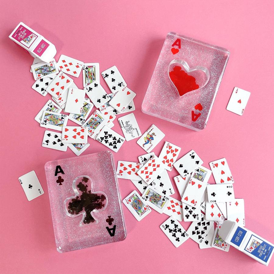 シリコン型・モールド トランプのカシャカシャ シリコンモールド