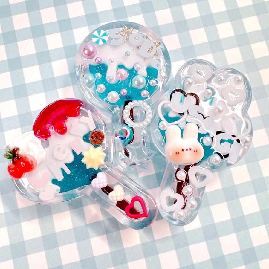 隠れ工房GreenOcean ◎【封入】穴なしパール夢色MIX カラフル サイズ