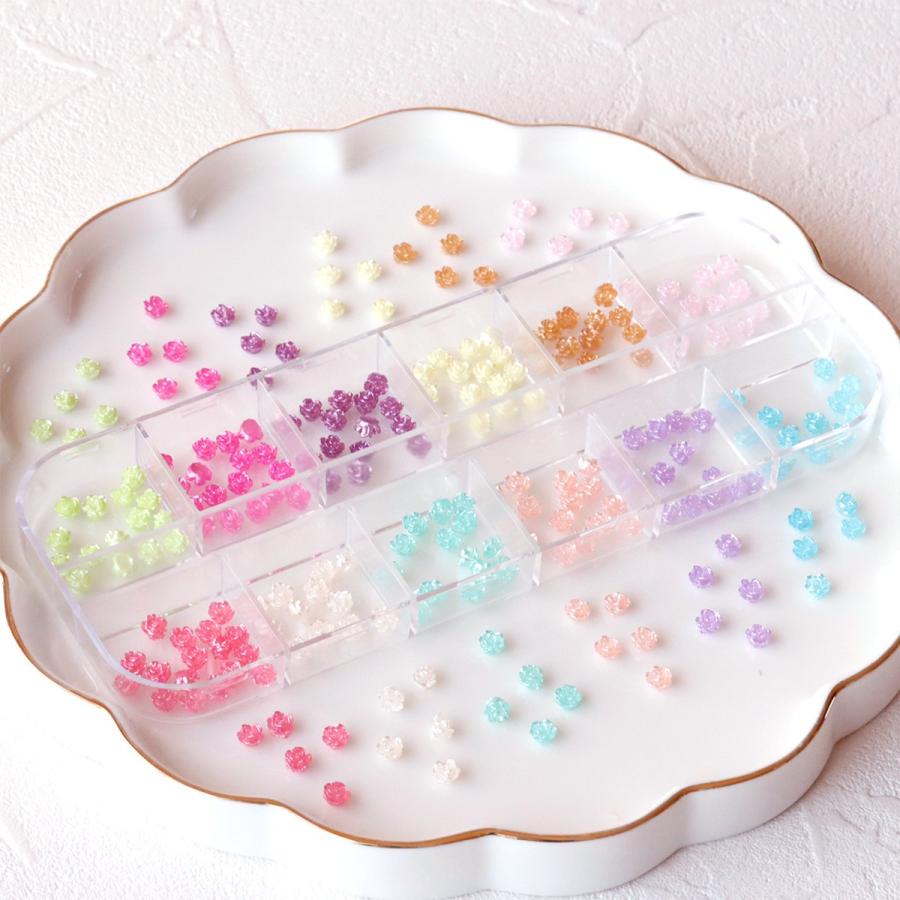 封入 極小ローズ ネイルサイズ 12色セット レジン封入素材 封入