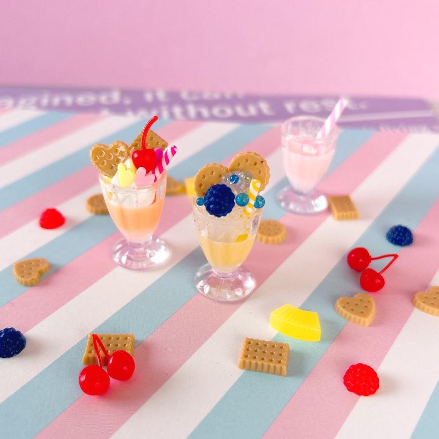 デコパーツ 30個 ミニクッキーパーツ 3種×10枚セット プラパーツ