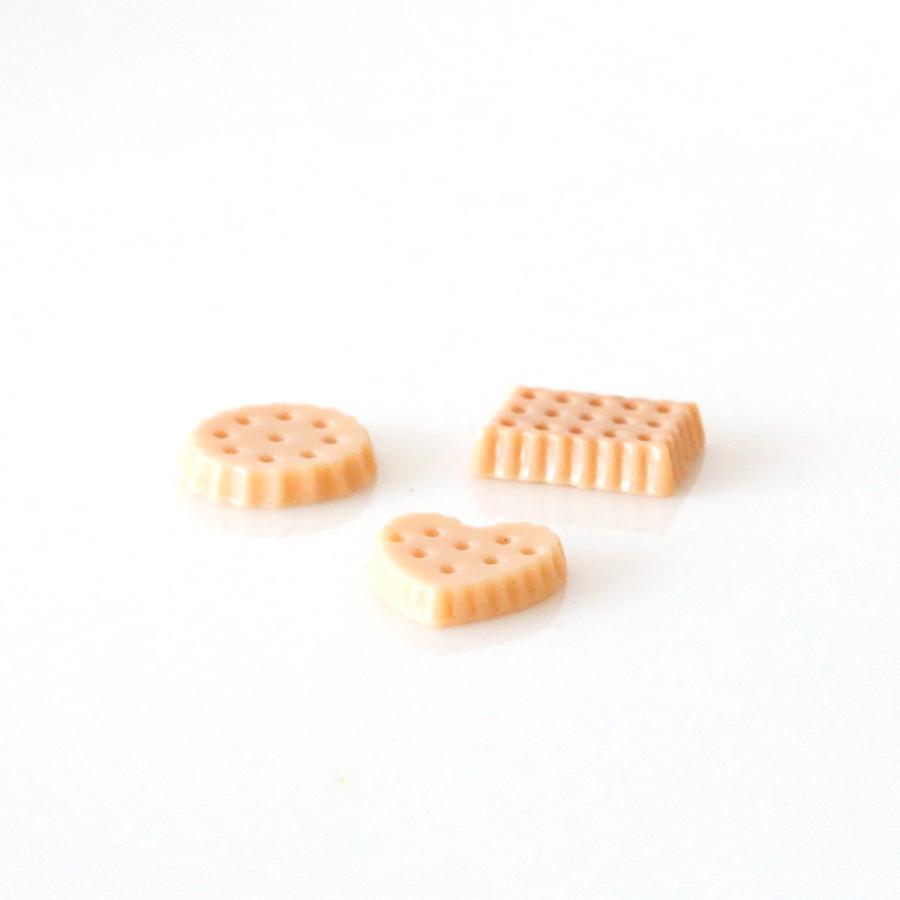 デコパーツ 30個 ミニクッキーパーツ 3種×10枚セット プラパーツ