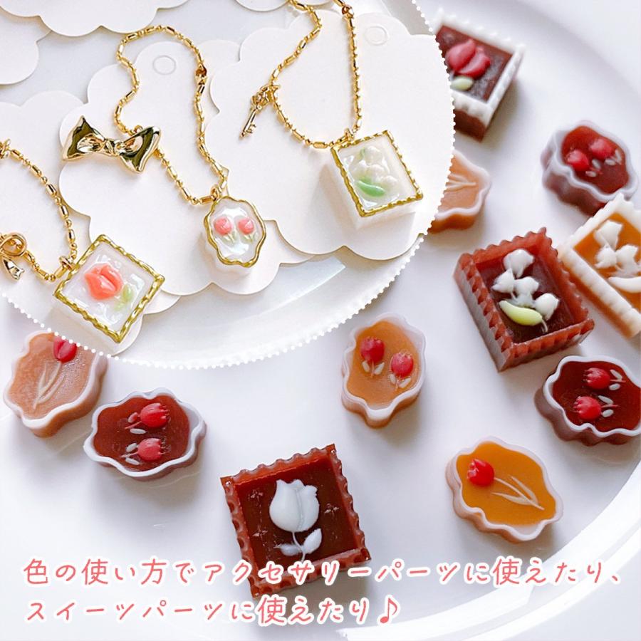シリコン型・モールド フラワーチョコレート シリコンモールド レジン