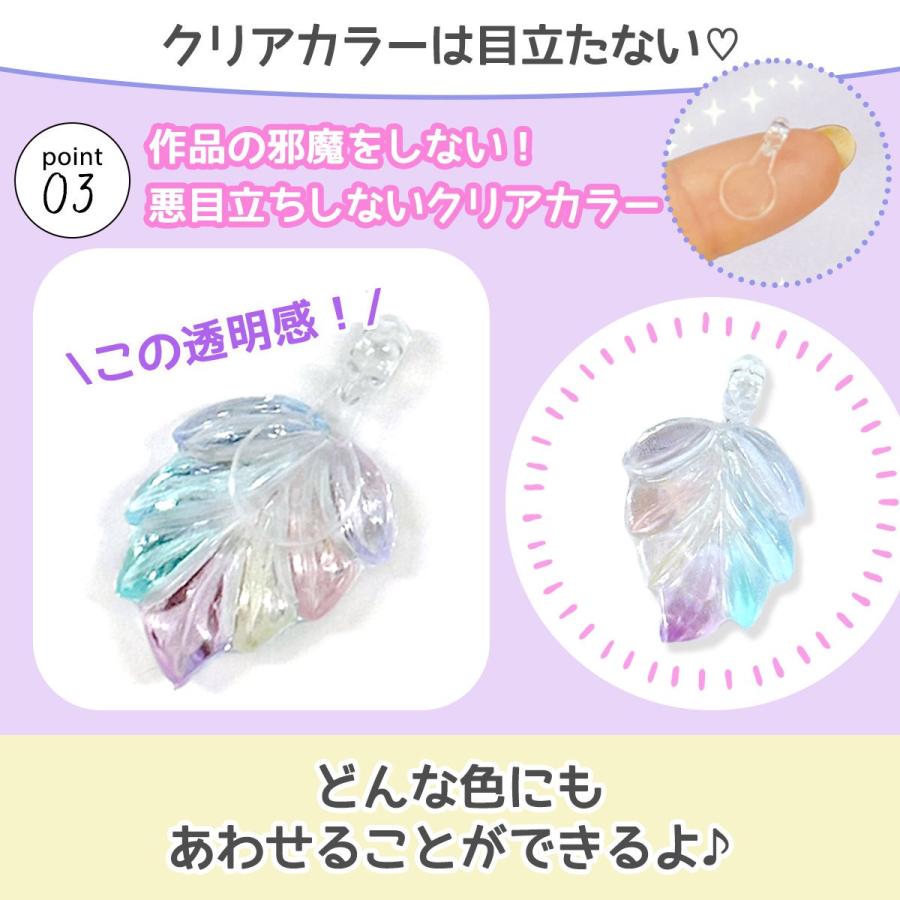 基本パーツ 鬼作家用 爆盛パック 貼り付けヒートン プラスチック 100個