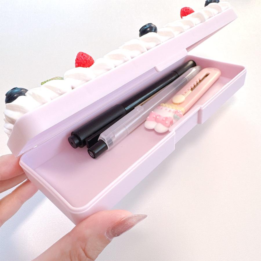 デコ土台 デコれるペンケース 文房具 文具 筆箱 ハードケース シンプル