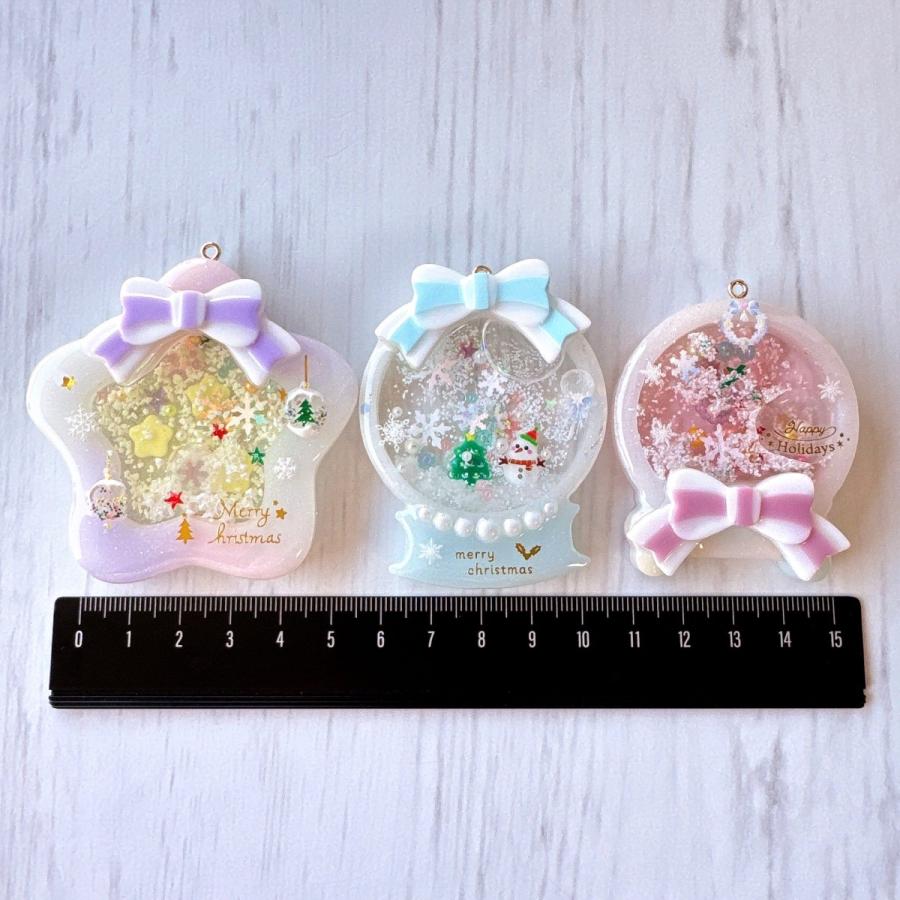 隠れ工房GreenOcean 封入 降り沈む♪雪の素 レジン封入素材 封入パーツ