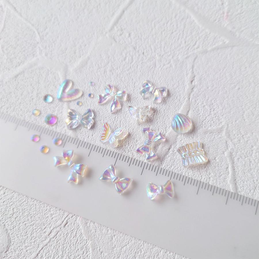 レジン イヤリング クリア リボン 48c536c2c88ae036493b1da2cda50d