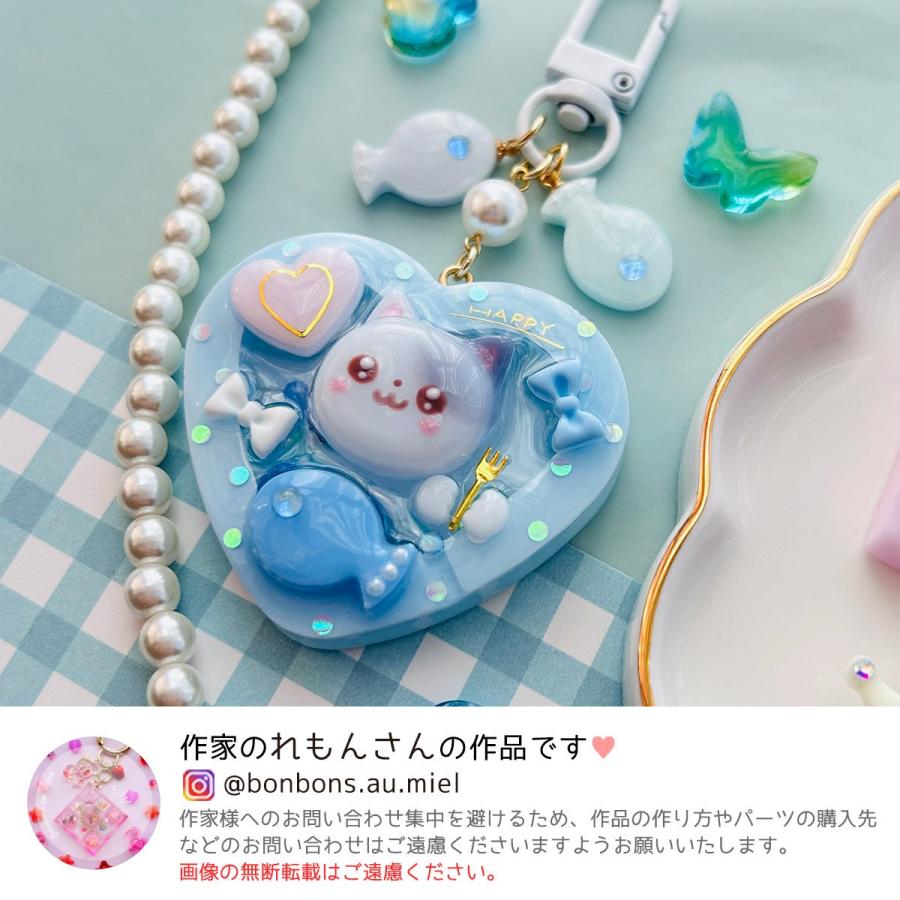 デコパーツ まるで水滴♪ 半円透明 マルポコ MIX レジン封入素材 穴