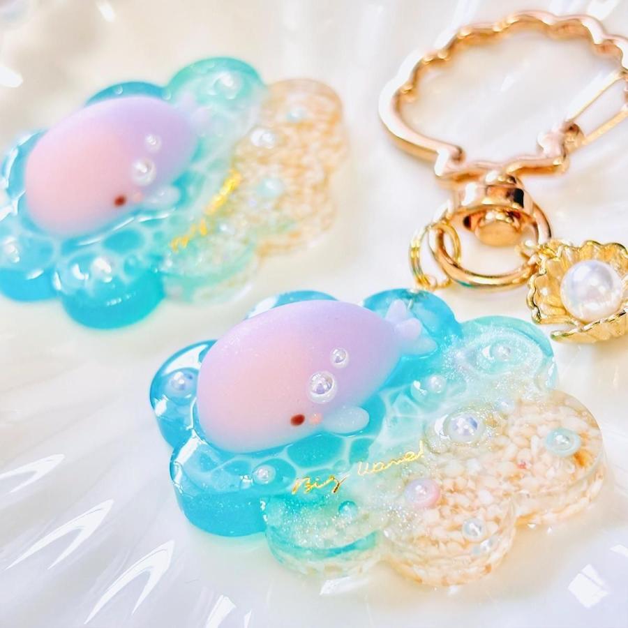 シリコン型・モールド かわいいクジラ シリコンモールド レジン型